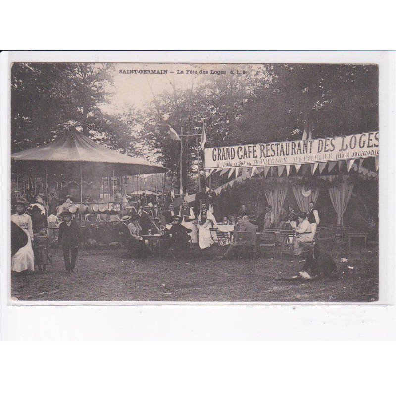 SAINT-GERMAIN: la fête des loges, manège - état