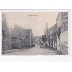 VILLEZ: scène de village - état