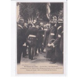 SAINT-AIGNAN-sur-CHER: fête républicaine en l'honneur de MM. Breteaux ministre de la guerre - très bon état