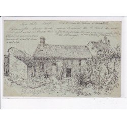 VERSAILLES: carte dessinée à la main - très bon état