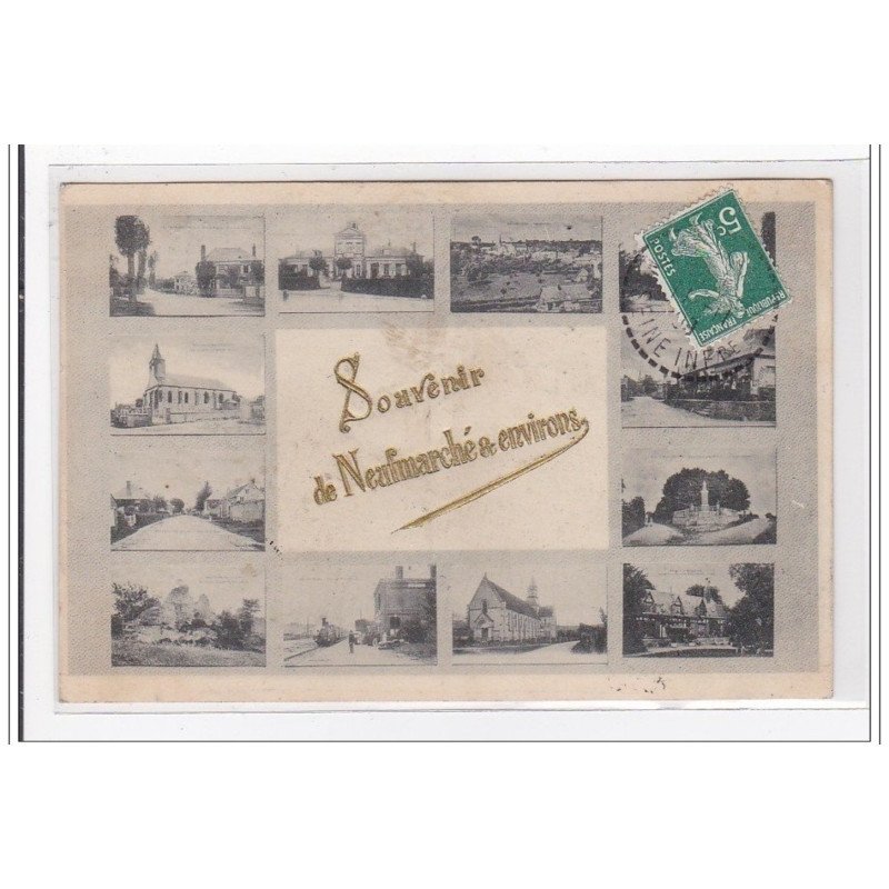 NEUFMARCHE : souvenir de neuflarche - tres bon etat