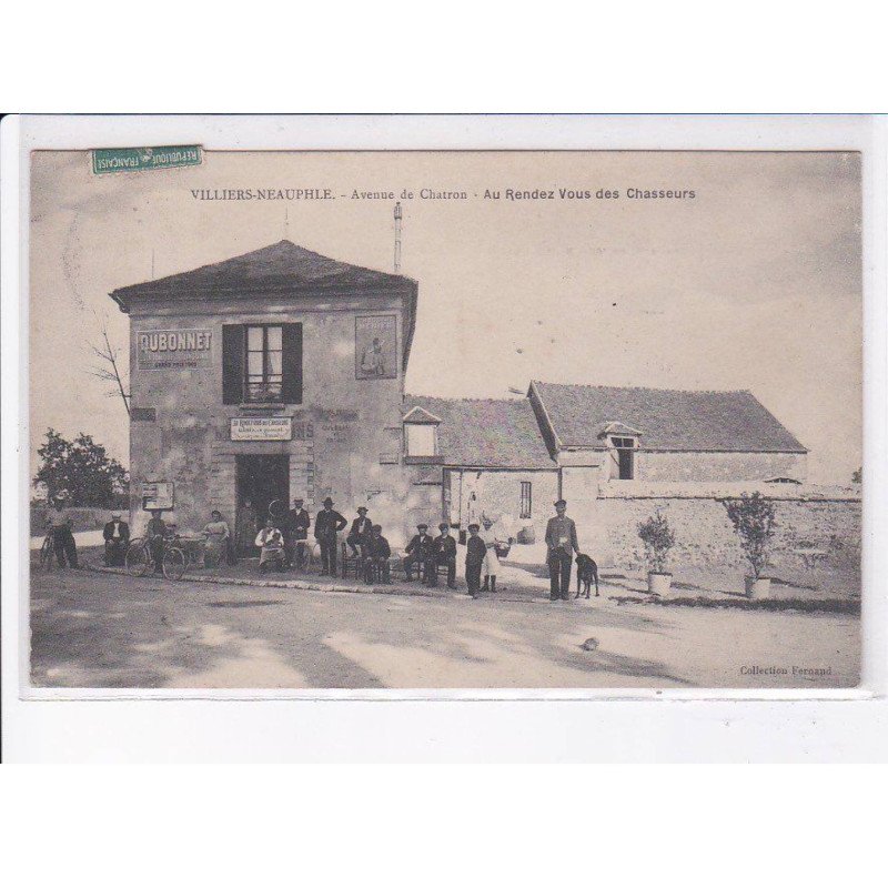 VILLIERS-NEAUPHLE: avenue de chatron, au rendez-vous des chasseurs - très bon état