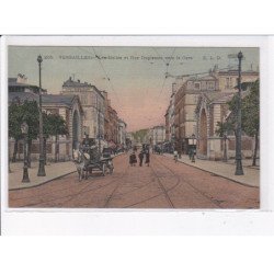 VERSAILLES: les halles et rue duplessis vers la gare - très bon état