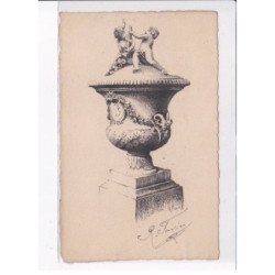 VERSAILLES: eau-forte de favier dont 3 avec autographe, 8CPA - très bon état