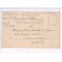 VERSAILLES: eau-forte de favier dont 3 avec autographe, 8CPA - très bon état