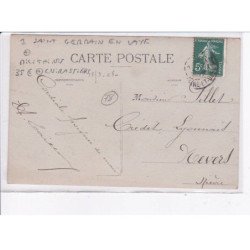 environs de SAINT-GERMAIN-en-LAYE: militaires, cuirassiers - très bon état