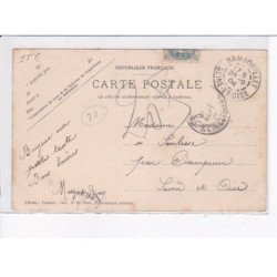 RAMBOUILLET: homme avec une faux, femme - très bon état