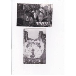 RAMBOUILLET: fête du muguet, lot de 8 photos plus 2 CPA - très bon état