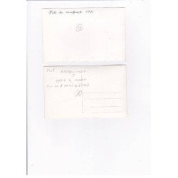 RAMBOUILLET: fête du muguet, lot de 8 photos plus 2 CPA - très bon état