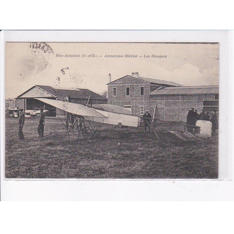 YVELINES: buc-aviation, aérodrome bériot, les hangars - très bon état