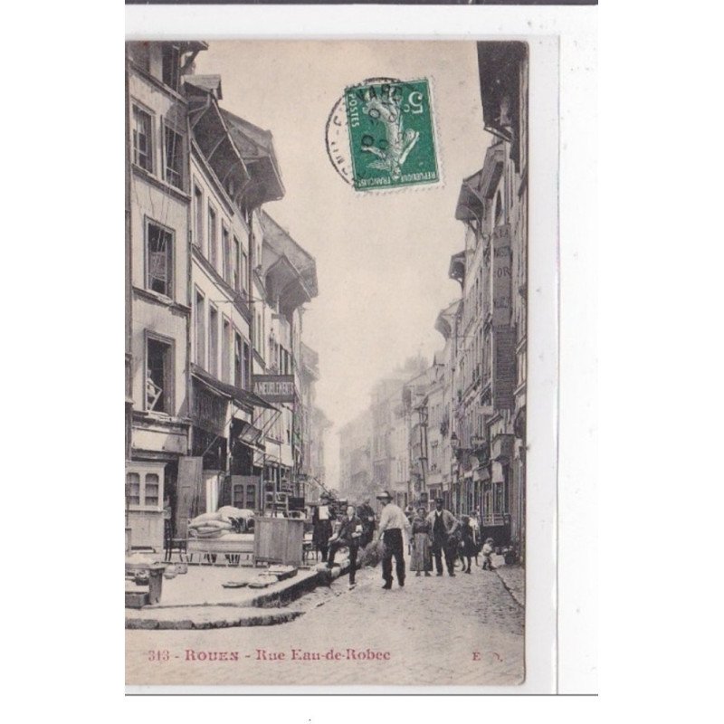 ROUEN : rue eat-de-robec - tres bon etat