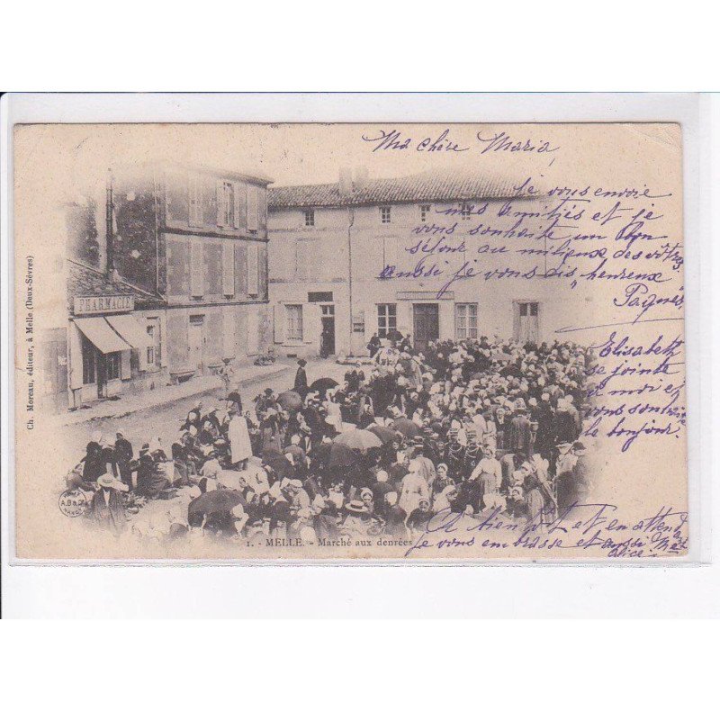MELLE: marché aux denrées - état