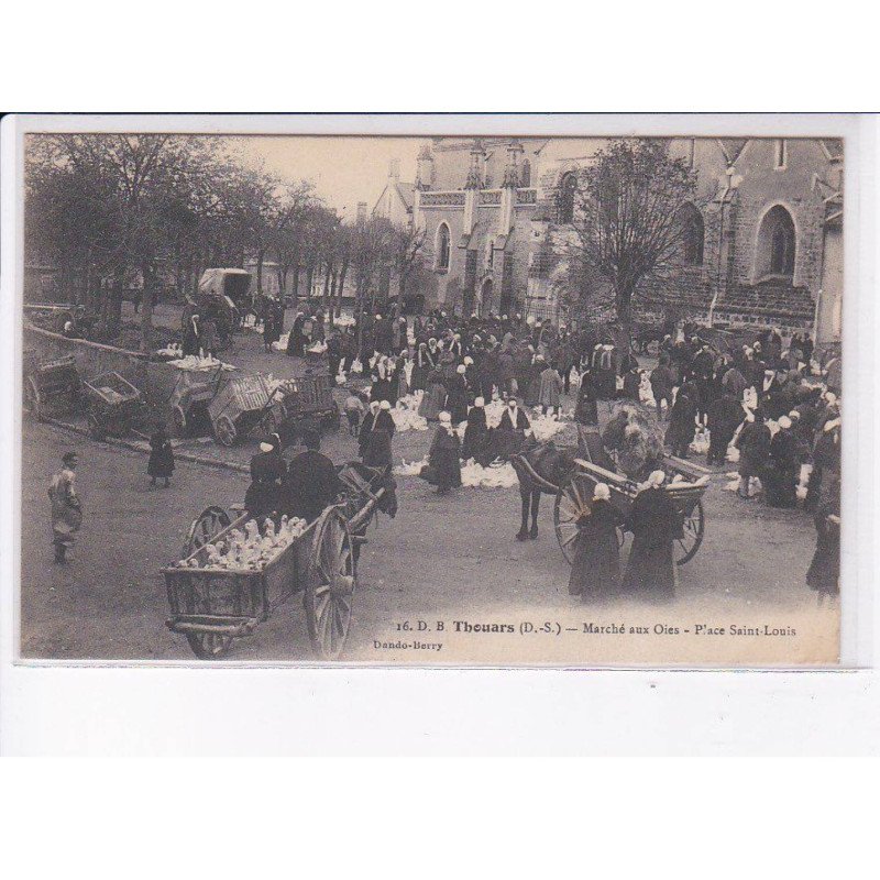 THOUARS: marché aux oies, place saint-louis - très bon état