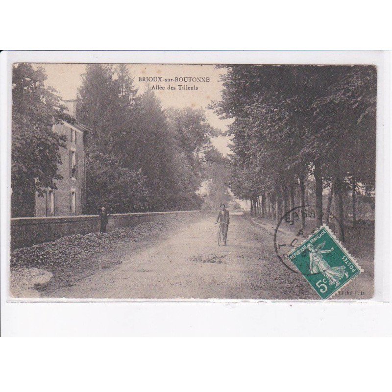 BRIOUX-sur-BOUTONNE: aillée des tilleuls - état