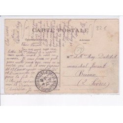 NIORT: semaine d'aviation 1910, au garage, monoplan blériot - très bon état