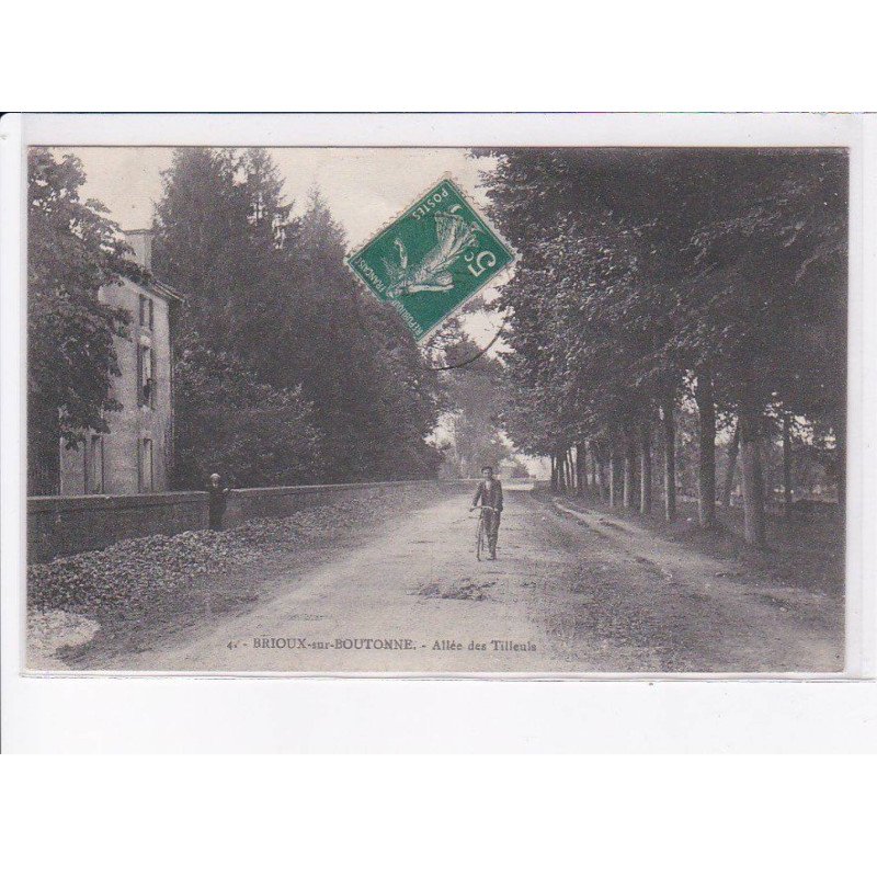 BRIOUX-sur-BOUTONNE: allée des tilleuls - très bon état