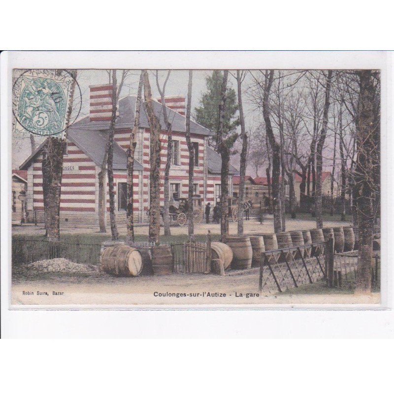 COULONGES-sur-L'AUTHIZE: la gare - très bon état