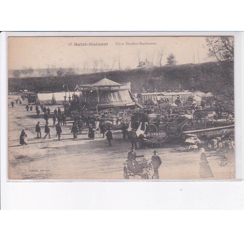 SAINT-MAIXENT: place denfert-rochereau, manège - très bon état