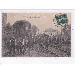 AILY-sur-SOMME: catastrophe 11 juillet 1906, le wagon restaurant - très bon état