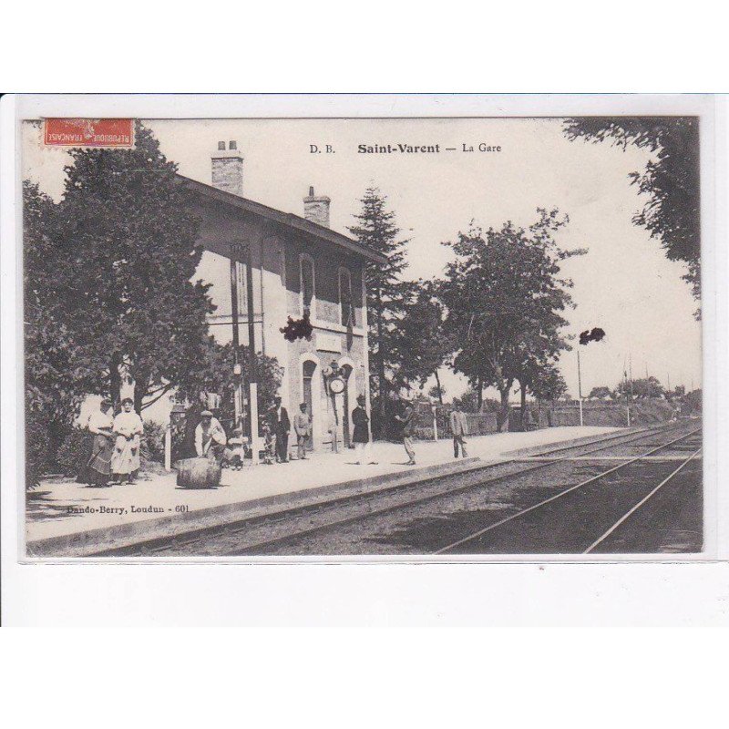 SAINT-VARENT: la gare - état