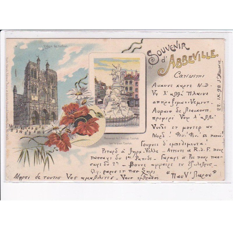 ABBEVILLE: souvenir d'abbeville - très bon état