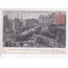 AILLY-sur-SOMME: tamponnement du calais-bale en gare, accident de train, 1906 - état
