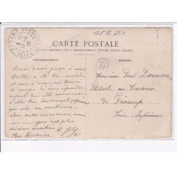 AILLY-sur-SOMME: tamponnement du calais-bale en gare, accident de train, 1906 - état