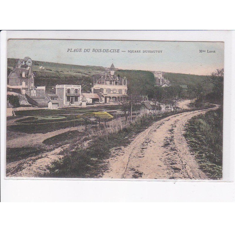 BOIS-de-CISE: plage du bois-de-cise, square dussautoy, rare en couleur - très bon état