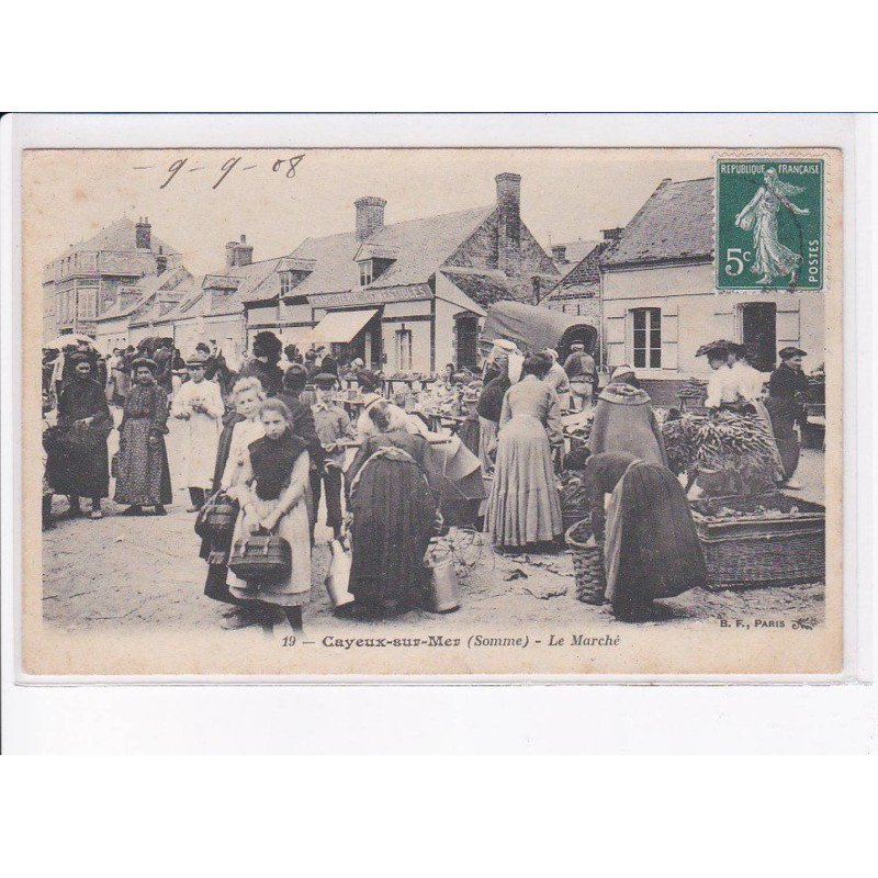 CAYEUX-sur-MER: le marché - très bon état