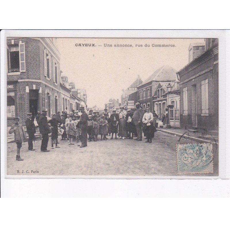 CAYEUX: une annonce, rue du commerce, grande champetre - très bon état