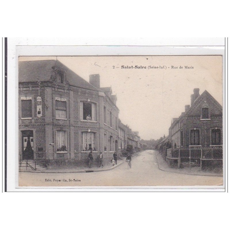 SAINT-SAIRE : rue de mazis - etat SAINT-SAIRE : rue de mazis - etat