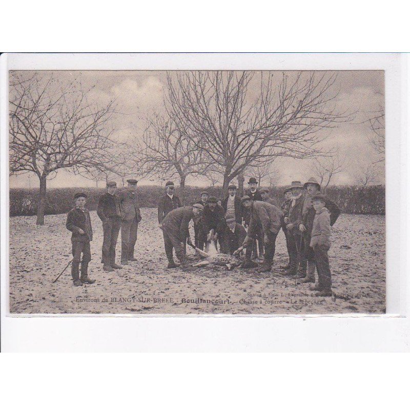 BOUILLANCOURT: chasse à courre - très bon état
