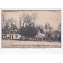DOMPIERRE-sur-AUTHIE: le café de la gare, maison roussel - état