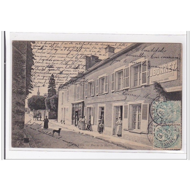 VULAINES : rue de la mairie - tres bon etat