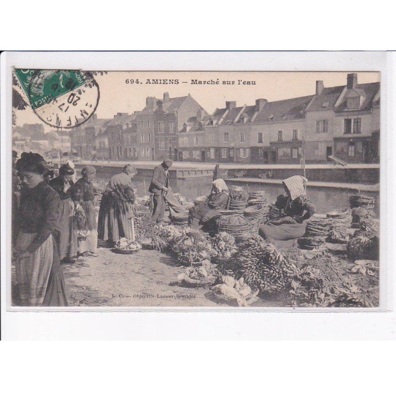 AMIENS: marché sur l'eau - très bon état