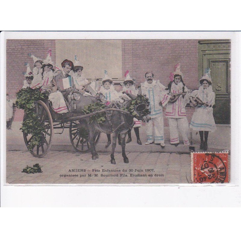 AMIENS: fête enfantine 1907 - très bon état