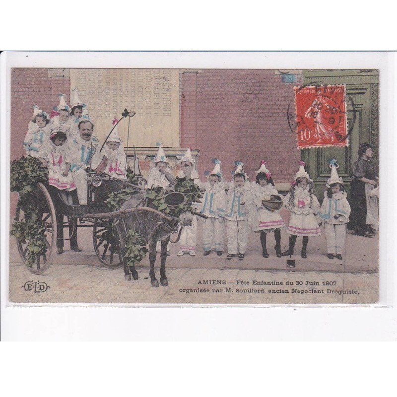 AMIENS: fête enfantine 1907 - très bon état