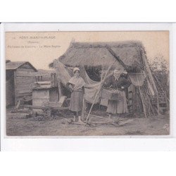 FORT-MAHON-plAGE: pêcheuses de crevette, la mère sophie - très bon état