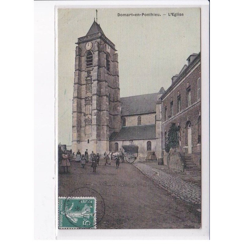 DOMART-en-PONTHIEU: l'église - état