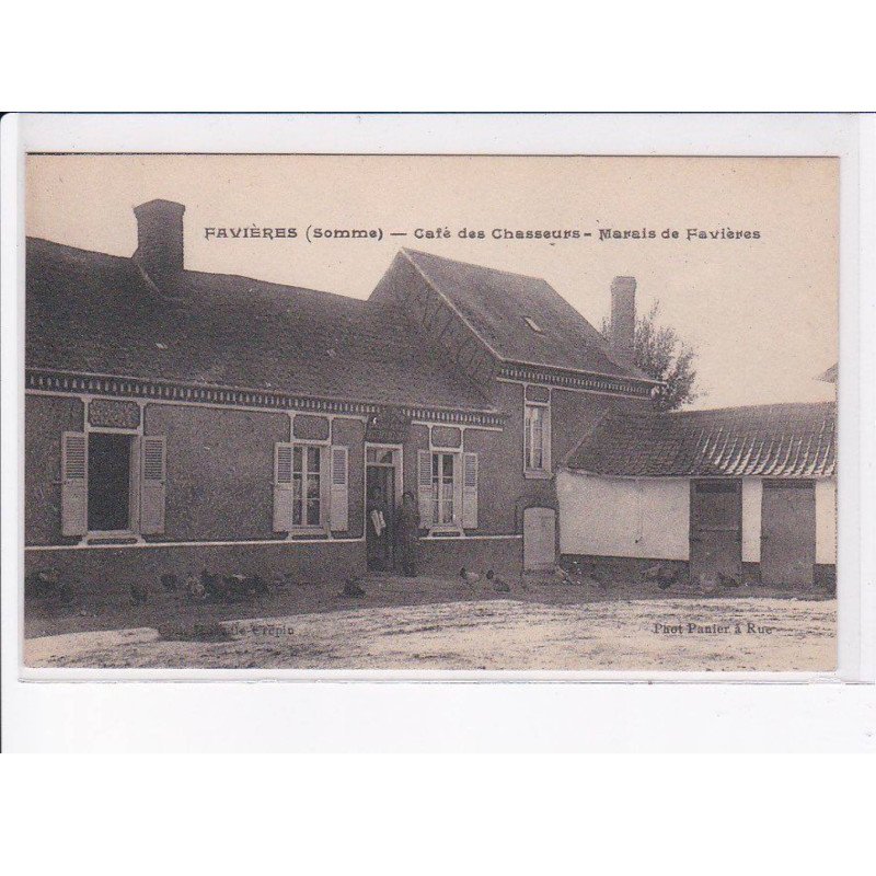 FAVIERES: café des chasseurs, marais de favières - très bon état