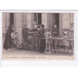 LE CROTOY: la marchande de poissons - très bon état