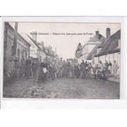 ROLLET: départ des journaux pour le front - état