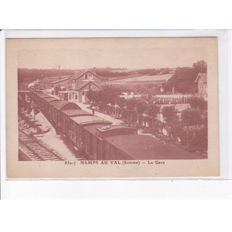 NAMPS AU VAL: la gare - très bon état