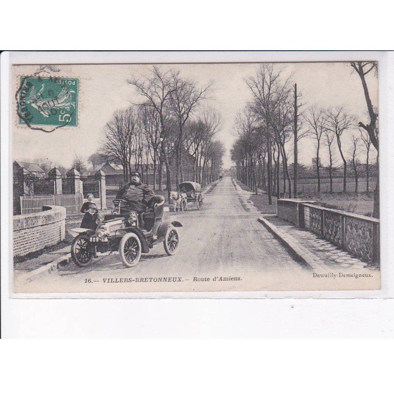 VILLERS-BRETONNEUX: route d'amiens, automobile - très bon état