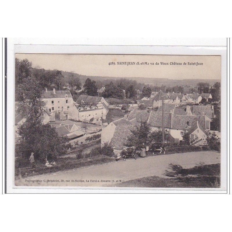 SAINT-JEAN : vu du vieux chateau de saint-jean - tres bon etat