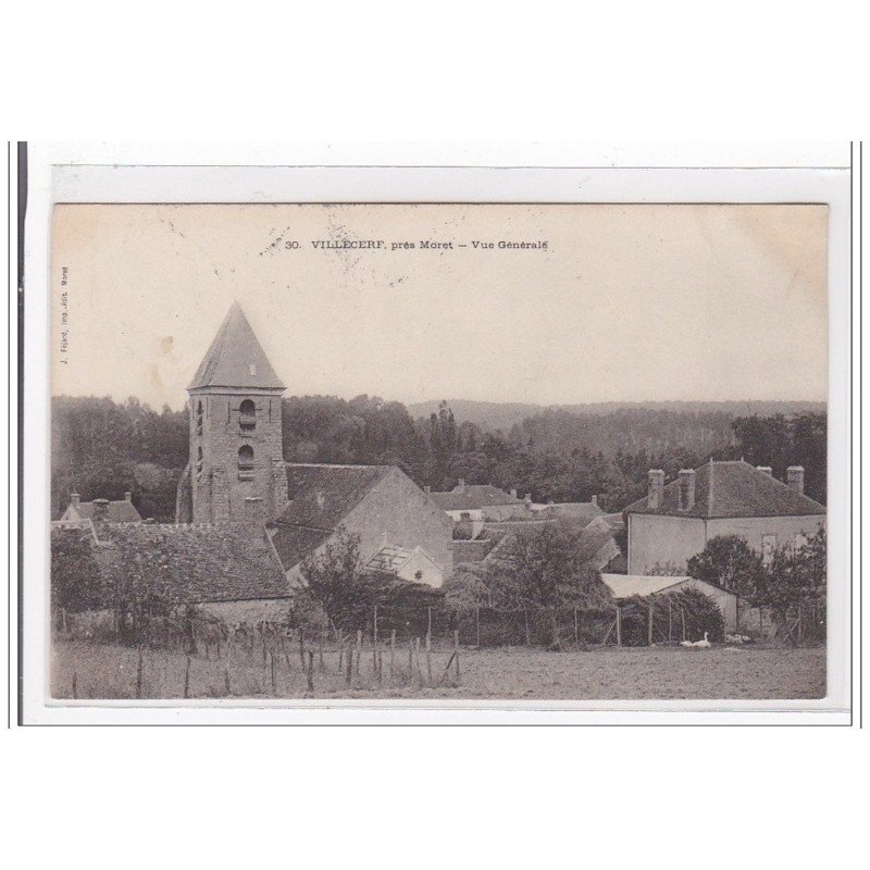 VILLECERF : vue generale - tres bon etat