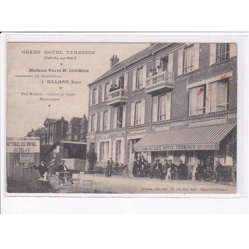 ONIVAL: grand hôtel terminus, madame veuve H. Cormon - état