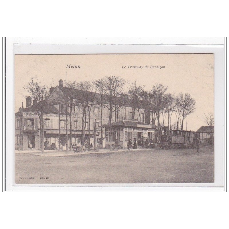 MELUN : le tramway de barbizon - tres bon etat