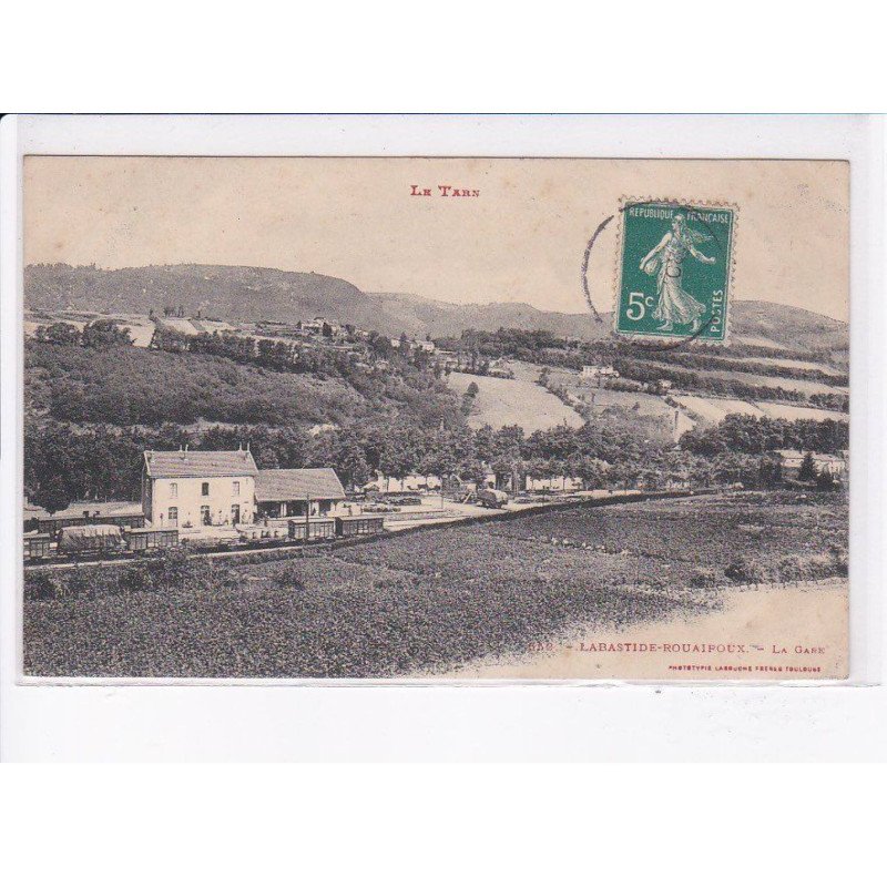 LABASTIDE-ROUAIPOUX: la gare - état