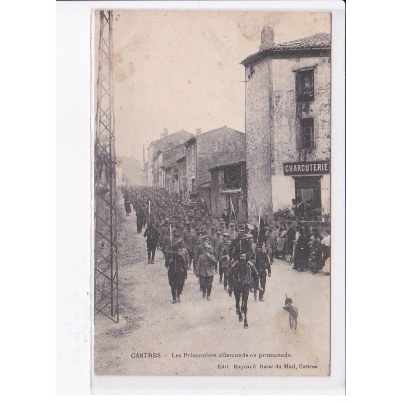 CASTRES: les prisonniers allemands en promenade - très bon état